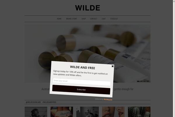wildeorganics.com site used Wildeorganics