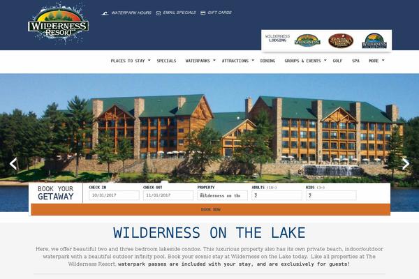 wildernessonthelake.com site used Wildernessterritory