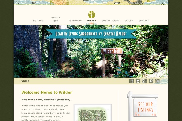 wildernewport.com site used Wilder