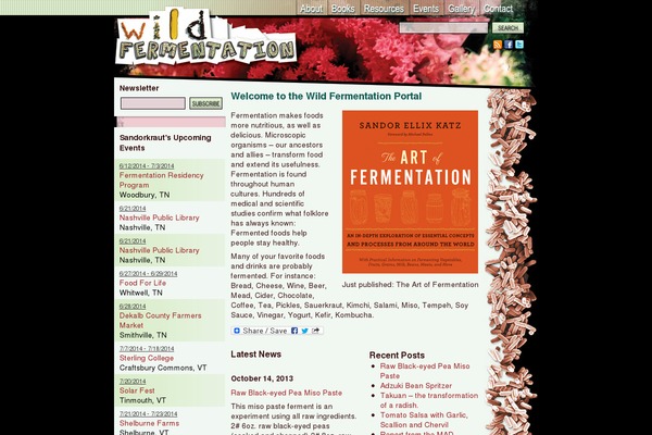 wildfermentation.com site used Wildfermentation