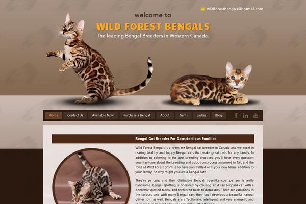 wildforestbengals.com site used Wildforestbengals