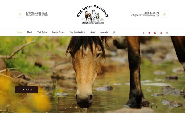 wildhorsesanctuary.org site used Equestria