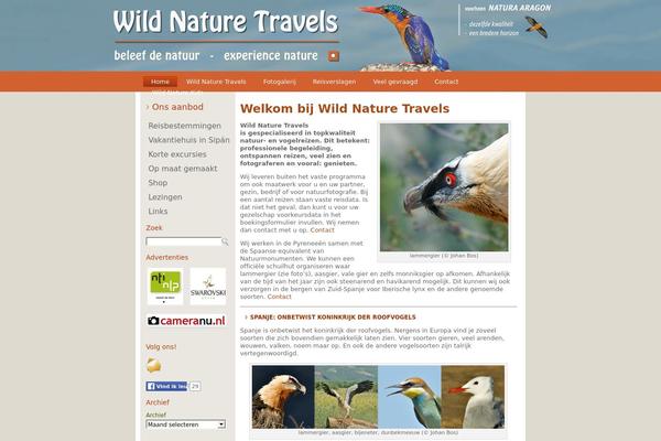 wildnaturetravels.com site used Natura_aragon_theme_v2