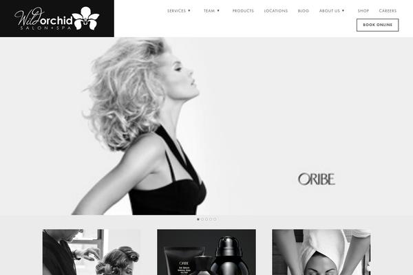 Orchid theme site design template sample