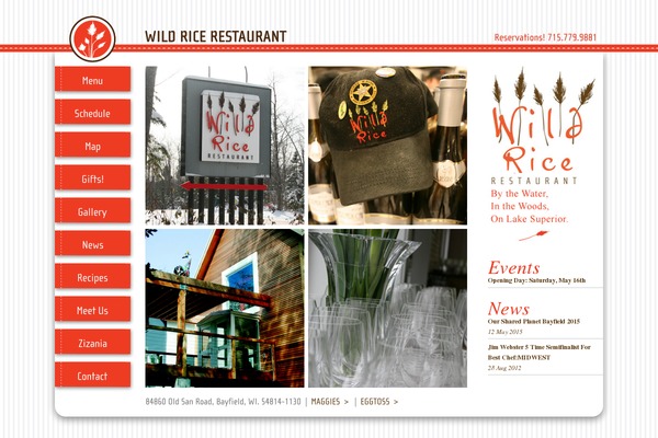 wildricerestaurant.com site used Blankthreecolumn