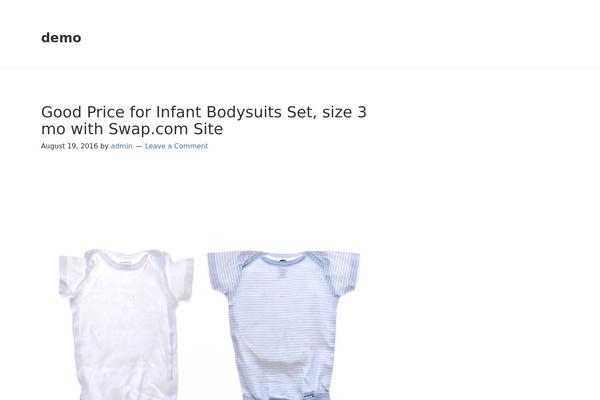 WordPress website example screenshot