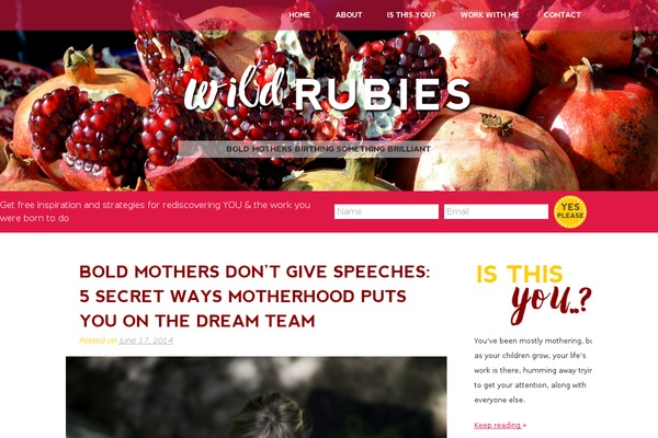 wildrubies.co.uk site used Superhero