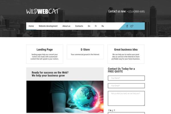 Wwc theme site design template sample