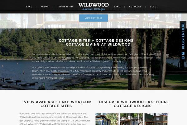 wildwoodlakefrontcottages.com site used Wildood-lakefront-cottages
