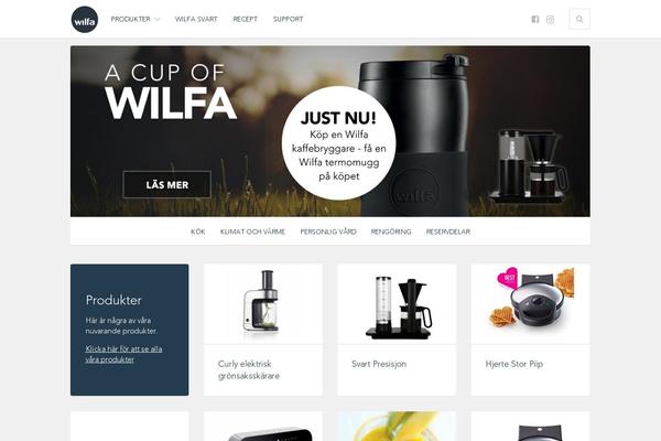 wilfa.se site used Wilfa