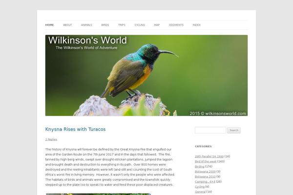 WordPress website example screenshot