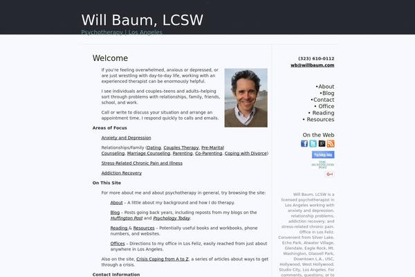 willbaum.com site used Tressimple