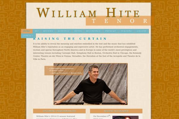 williamhitetenor.com site used Twentyeleven_hite