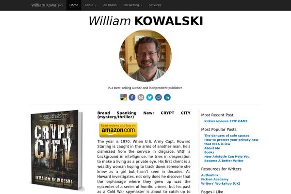williamkowalski.com site used Shoelace