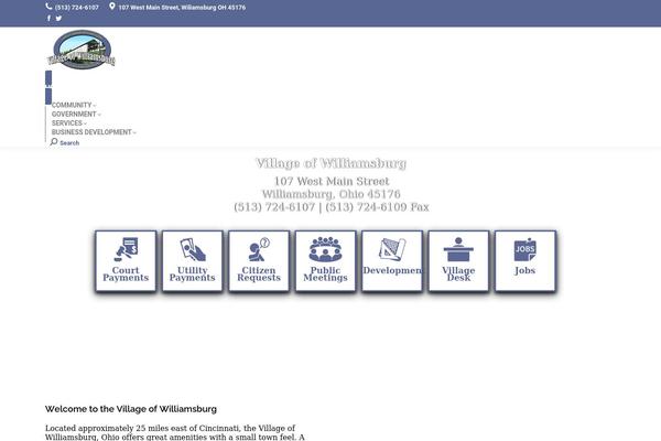 WordPress website example screenshot