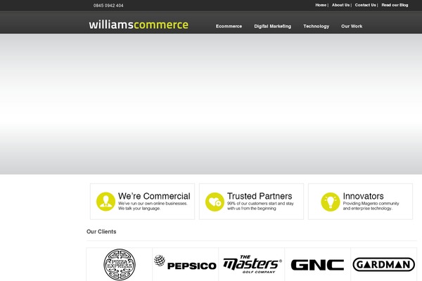 williamscommerce.com site used Incredible Wp