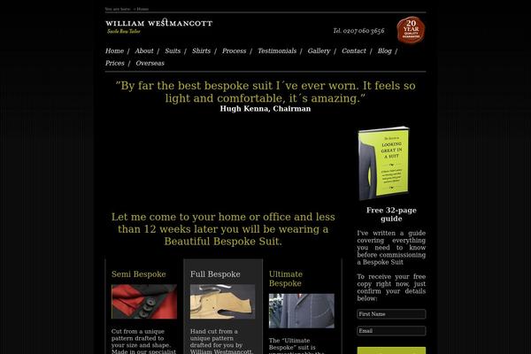 williamwestmancott.com site used Sleek-black