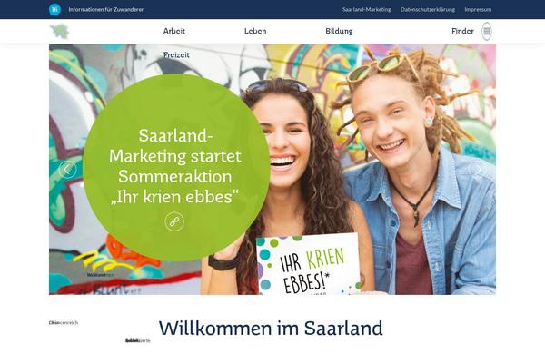 willkommen.saarland site used Wcs