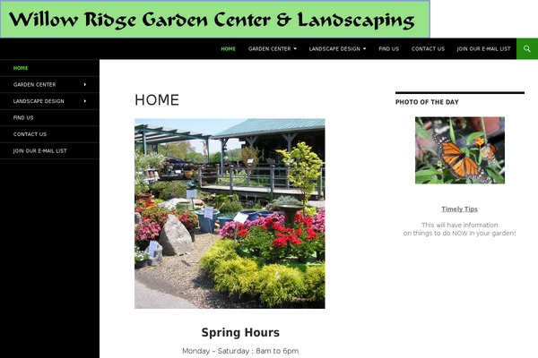 WordPress website example screenshot