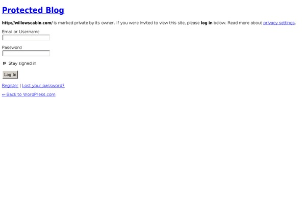 WordPress website example screenshot