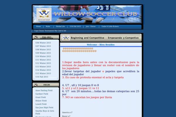 willowsoccer.com site used Sw-soccer22