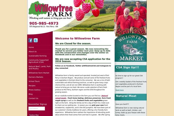 willowtreefarm.ca site used Willowtree