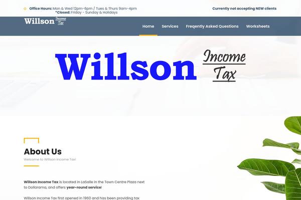 willsonincometax.com site used Amwal-child