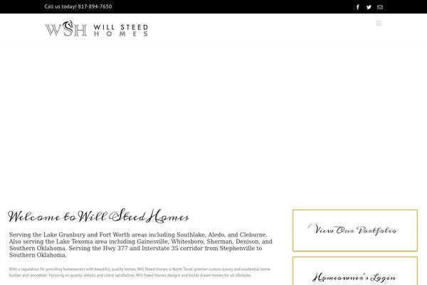 Avada theme site design template sample