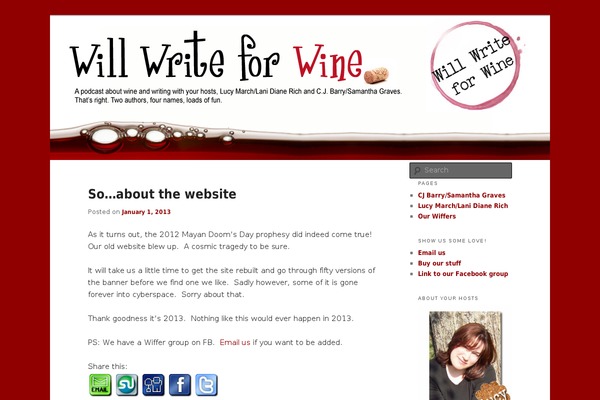 WordPress website example screenshot