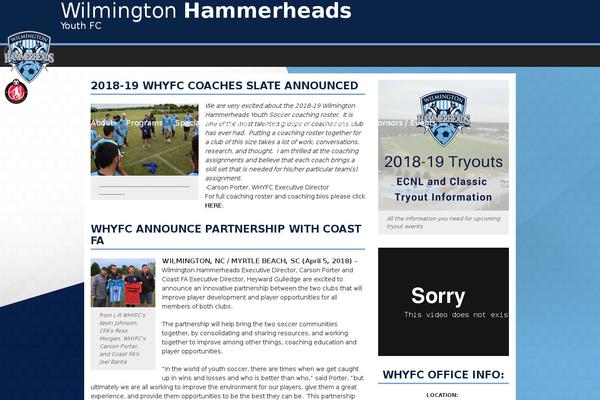 wilmingtonhammerheads.com site used Wilmingtonhammerheads