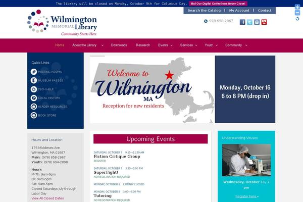 wilmlibrary.org site used Academica_pro-child