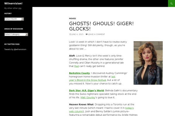 Twenty Fourteen theme site design template sample