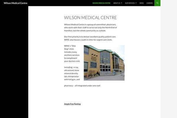 wilsonmedicalcentre.com site used Twenty Fourteen
