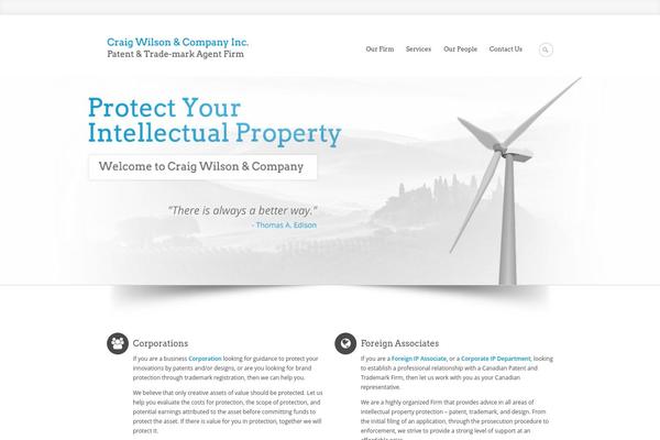 wilsonpatents.com site used Progreen