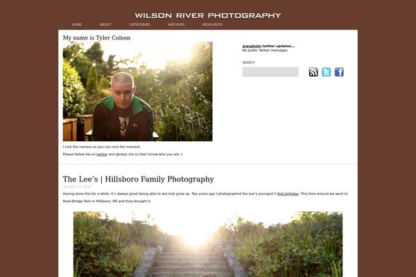 wilsonriverphotographyblog.com site used Tofurious-22
