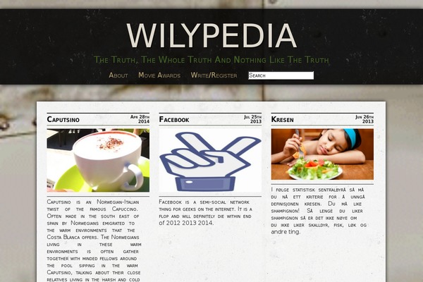 wilypedia.com site used Semper-fi