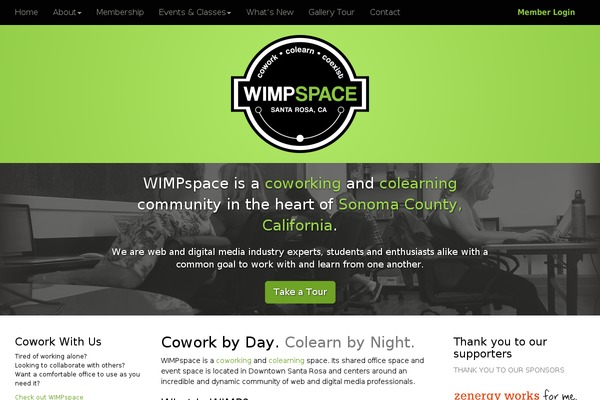 wimpspace.com site used Wimpspace