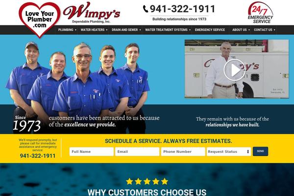wimpysplumbing.com site used Resort