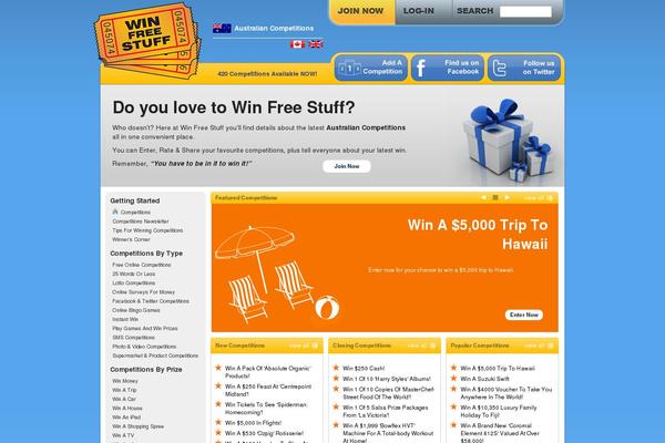 win-free-stuff WordPress theme, websites list used win-free-stuff theme win-free-stuff theme websites examples