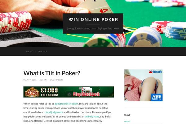 Hemingway theme site design template sample