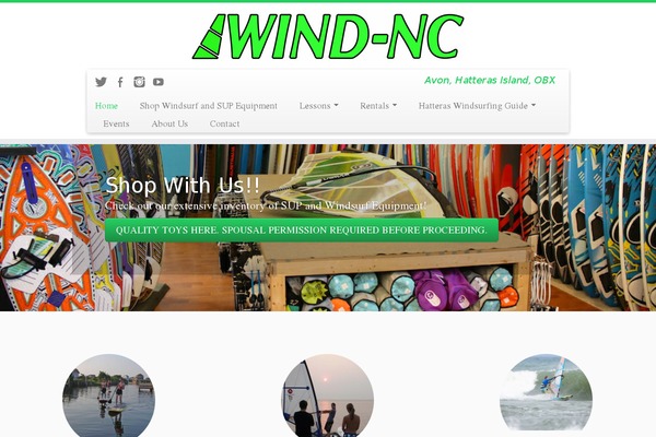 WordPress website example screenshot