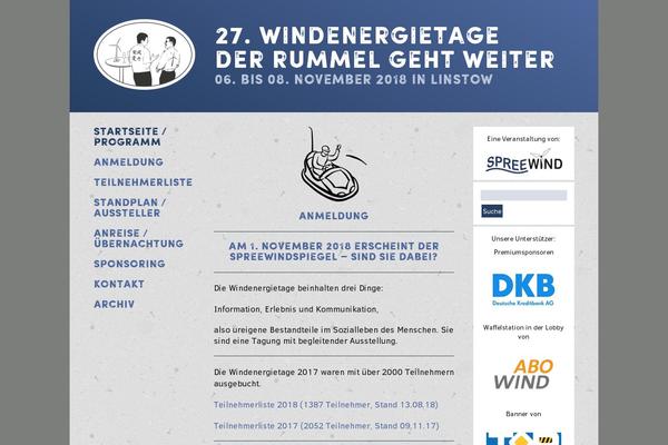 windenergietage.de site used Windernergietage