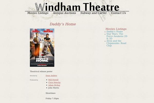 windhamtheatre.com site used Windham