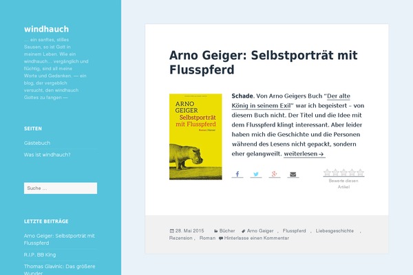 Twenty Fifteen theme site design template sample