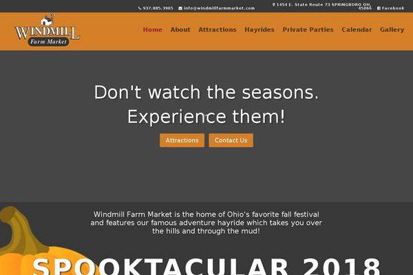 WordPress website example screenshot