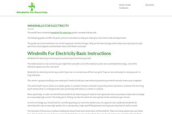 windmills-for-electricity-plans.com site used Green-eco-planet
