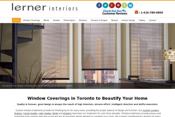 windowcoveringstoronto.ca site used Lernerinteriors