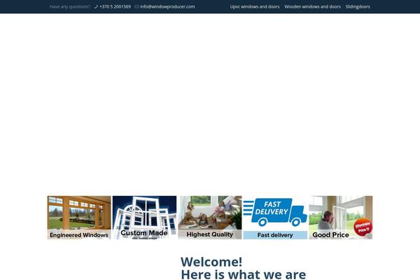 BeTheme Child theme site design template sample