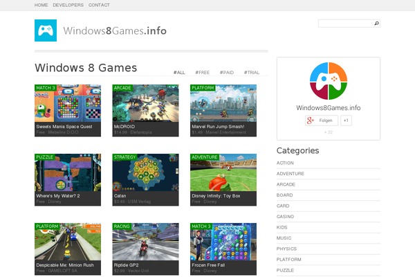 windows8games.info site used MetroStyle
