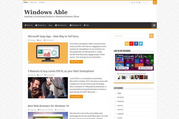 windowsable.com site used Windowsreport